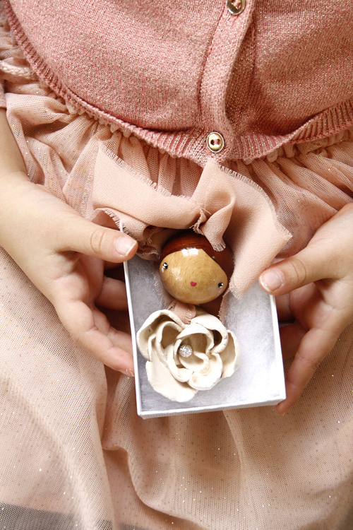 (image pour) Petite Fleur Céramique Rose